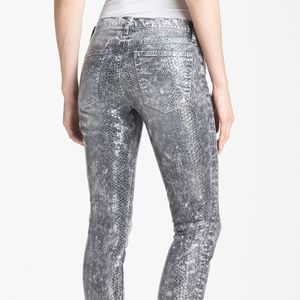 Current/Elliott subtle Snakeskin jeans